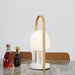 Portable Glass Charging Table Lamp - DWHOME