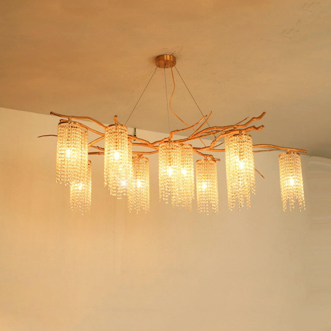 Forest Dawn Brass Chandelier | DWHOME