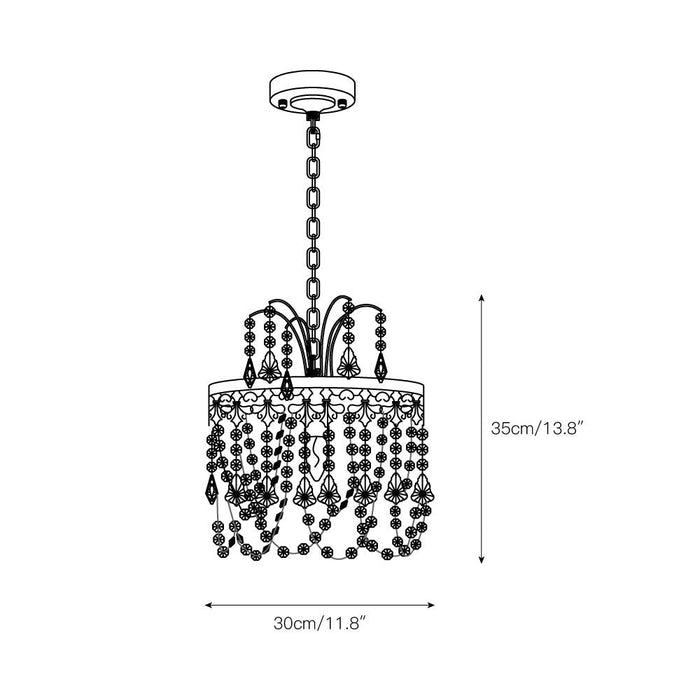 Fountain Crystal Chandelier-DWHOME