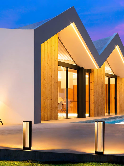 Frame Outdoor Post Lamp-DWHOME