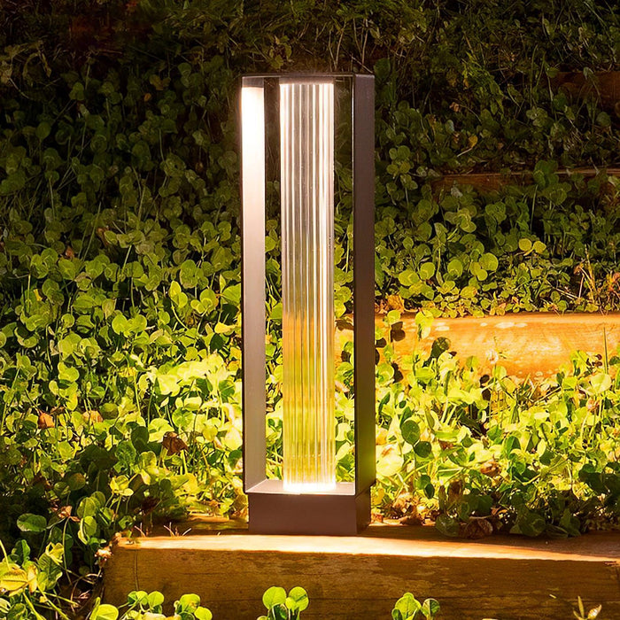 Frame Outdoor Post Lamp-DWHOME