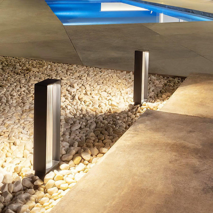 Frame Outdoor Post Lamp-DWHOME