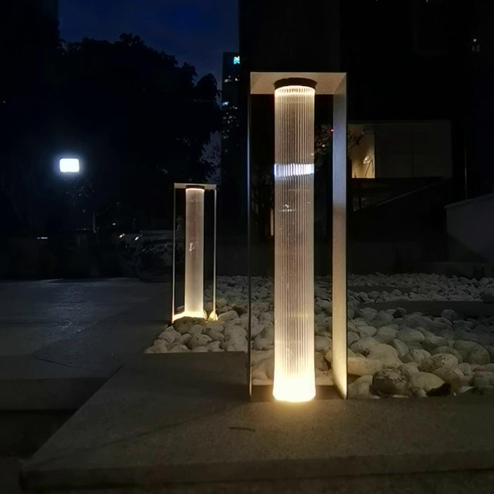 Frame Outdoor Post Lamp-DWHOME