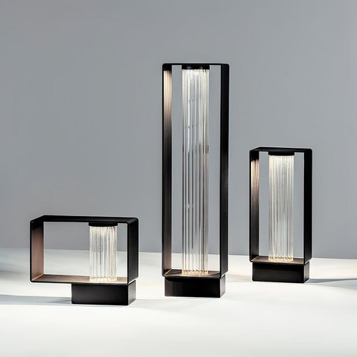 Frame Outdoor Post Lamp-DWHOME