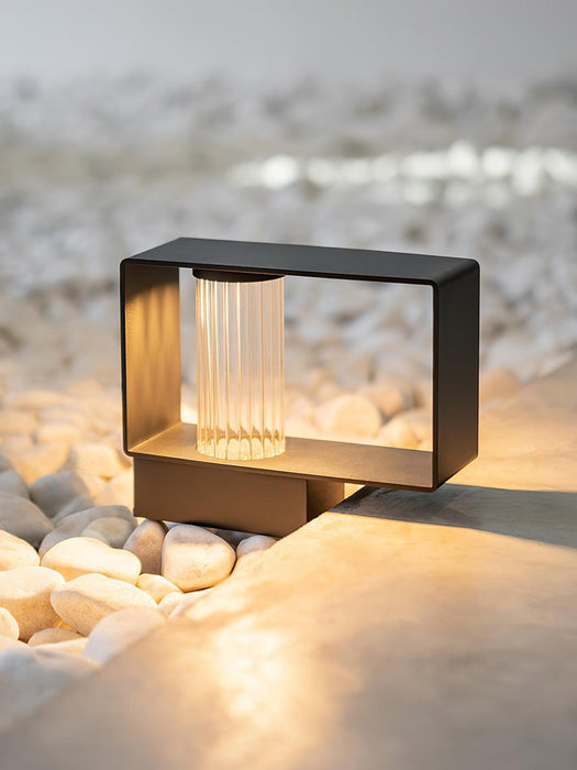 Frame Outdoor Post Lamp-DWHOME