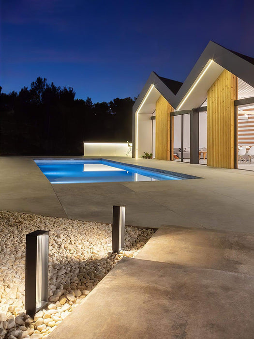 Frame Outdoor Post Lamp-DWHOME