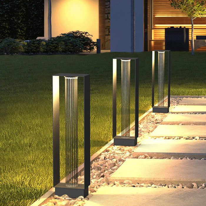 Frame Outdoor Post Lamp-DWHOME