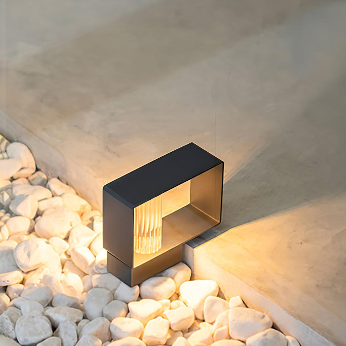 Frame Outdoor Post Lamp-DWHOME