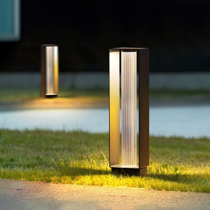 Frame Outdoor Post Lamp-DWHOME