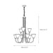 Franklin Amber Chandelier-DWHOME