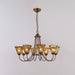 Franklin Amber Chandelier-DWHOME