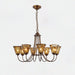 Franklin Amber Chandelier-DWHOME