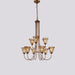 Franklin Amber Chandelier-DWHOME