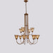 Franklin Amber Chandelier-DWHOME