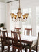 Franklin Amber Chandelier-DWHOME