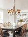 Franklin Amber Chandelier-DWHOME