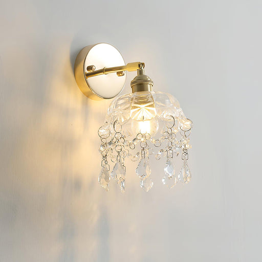 French Crystal Tassel Wall Light-DWHOME