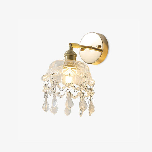 French Crystal Tassel Wall Light-DWHOME