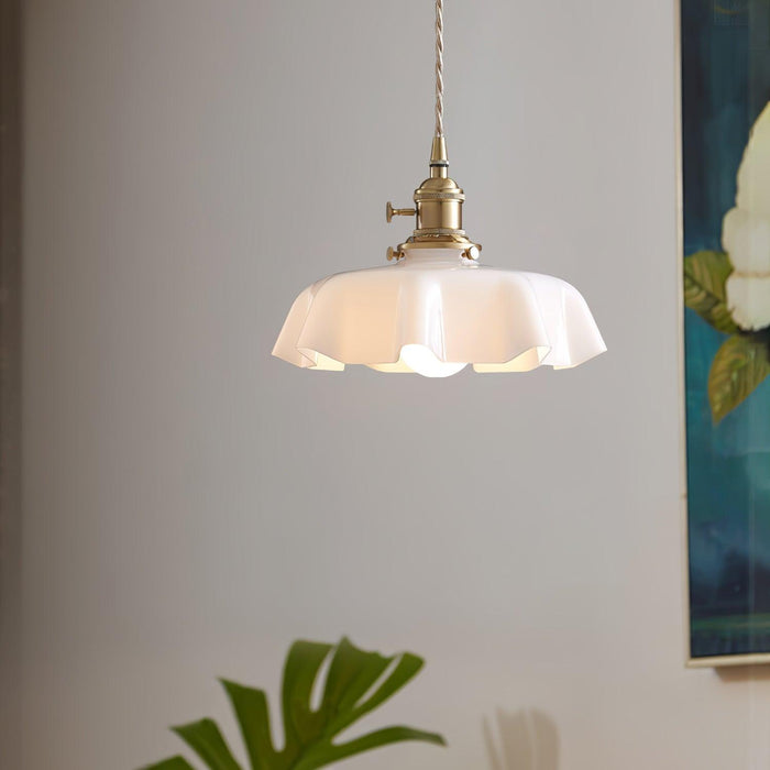 French Flower Pendant Light-DWHOME