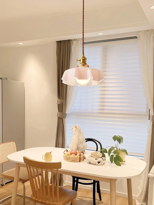 French Flower Pendant Light-DWHOME
