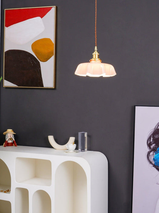 French Flower Pendant Swag Light-DWHOME