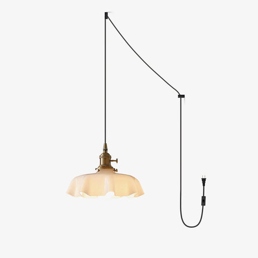 French Flower Pendant Swag Light-DWHOME