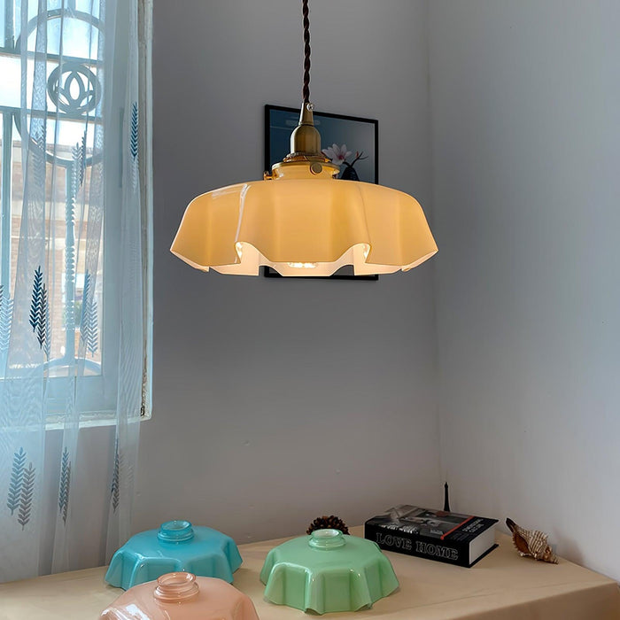 French Flower Pendant Swag Light-DWHOME