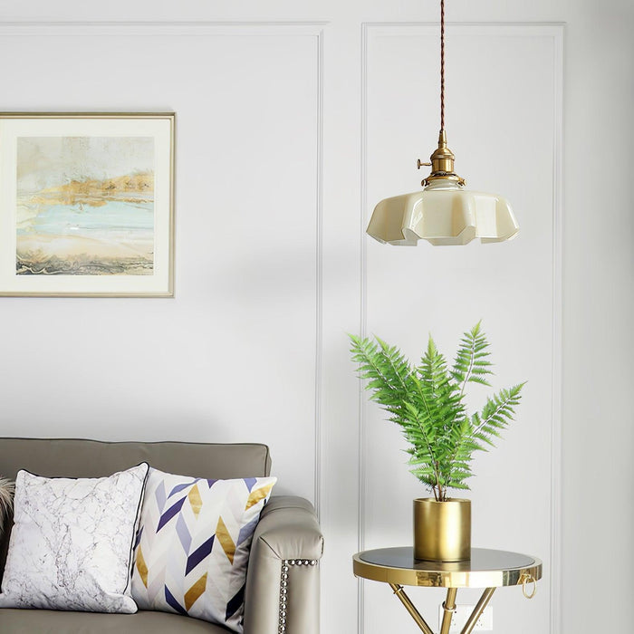 French Flower Pendant Swag Light-DWHOME