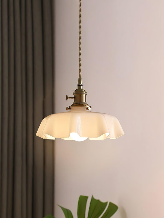 French Flower Pendant Swag Light-DWHOME