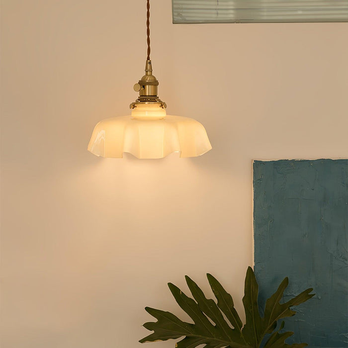 French Flower Pendant Swag Light-DWHOME
