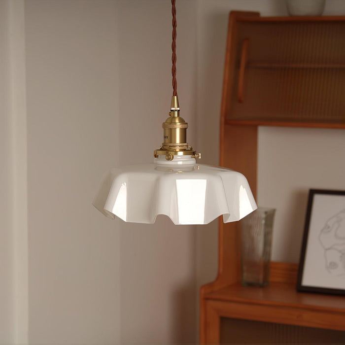 French Flower Pendant Swag Light-DWHOME