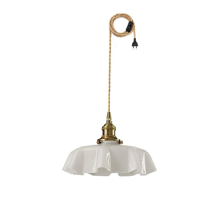 French Flower Pendant Swag Light-DWHOME