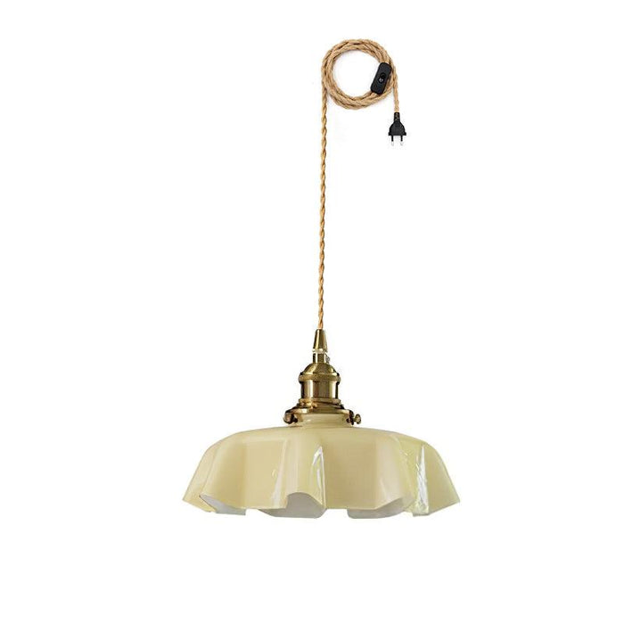 French Flower Pendant Swag Light-DWHOME