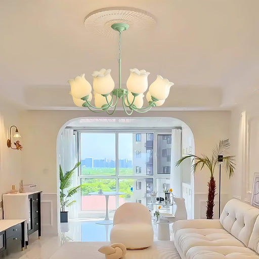 French Lily Chandelier-DWHOME