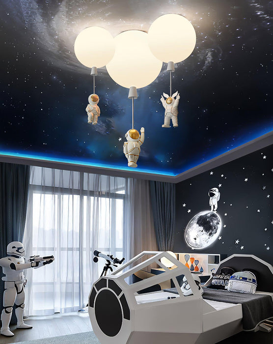 Frosted Balloon Ceiling Light-DWHOME