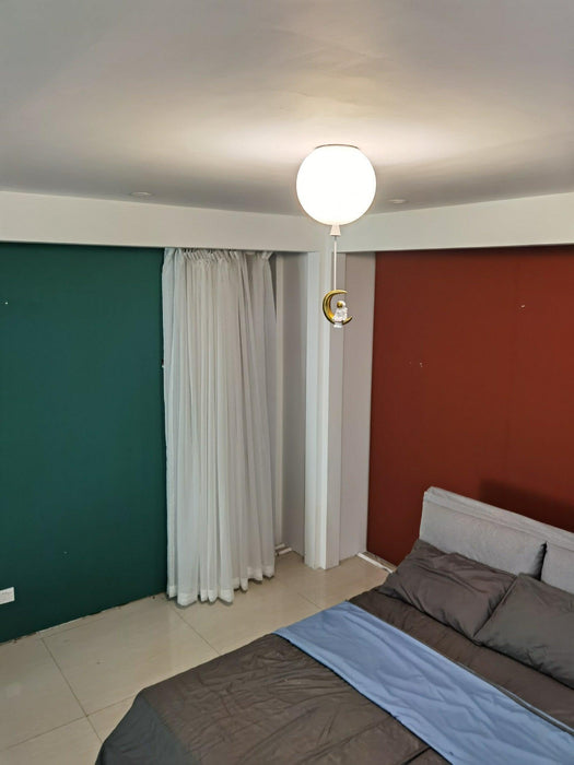 Frosted Balloon Ceiling Light-DWHOME