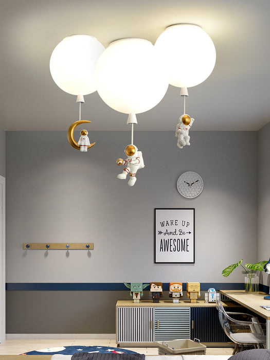 Frosted Balloon Ceiling Light-DWHOME