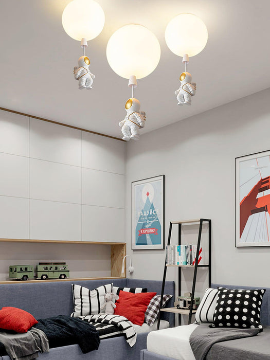 Frosted Balloon Ceiling Light-DWHOME