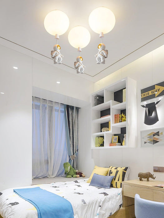 Frosted Balloon Ceiling Light-DWHOME