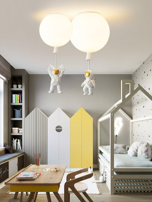Frosted Balloon Ceiling Light-DWHOME