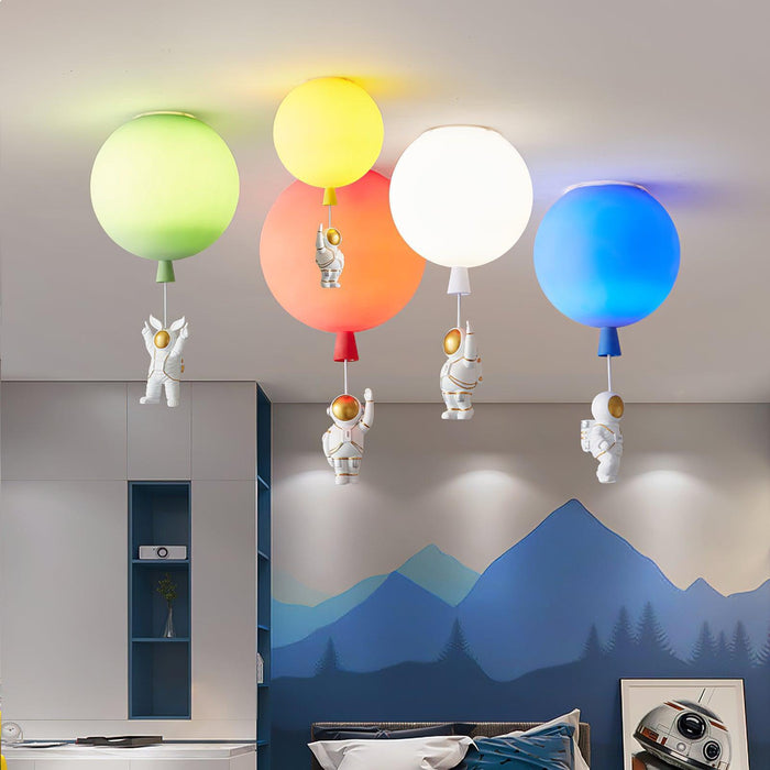 Frosted Balloon Ceiling Light-DWHOME