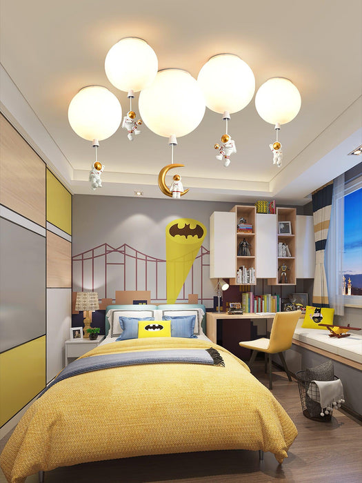 Frosted Balloon Ceiling Light-DWHOME