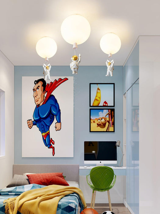 Frosted Balloon Ceiling Light-DWHOME