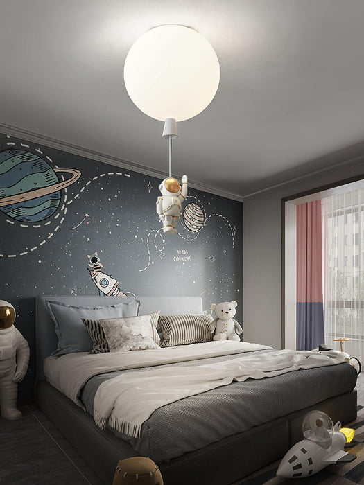 Frosted Balloon Ceiling Light-DWHOME