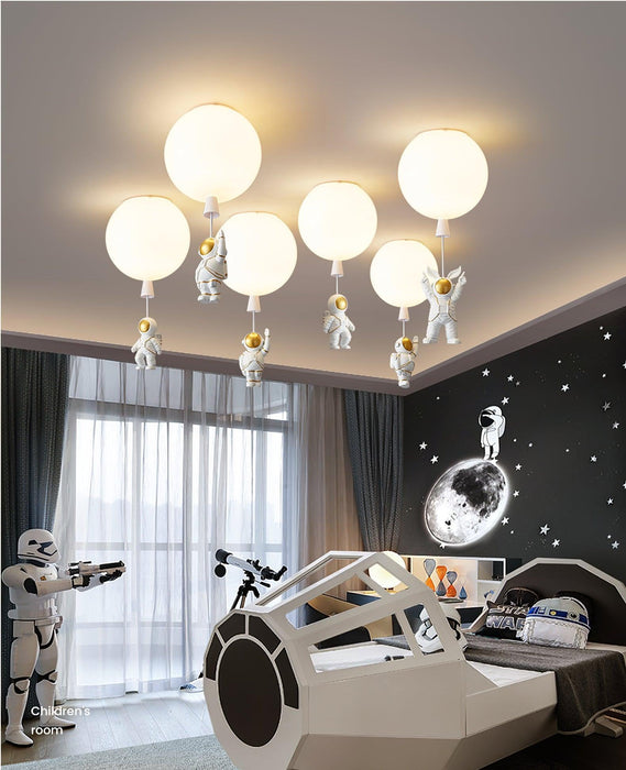 Frosted Balloon Ceiling Light-DWHOME