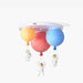 Frosted Balloon Combination Ceiling Lamp-DWHOME