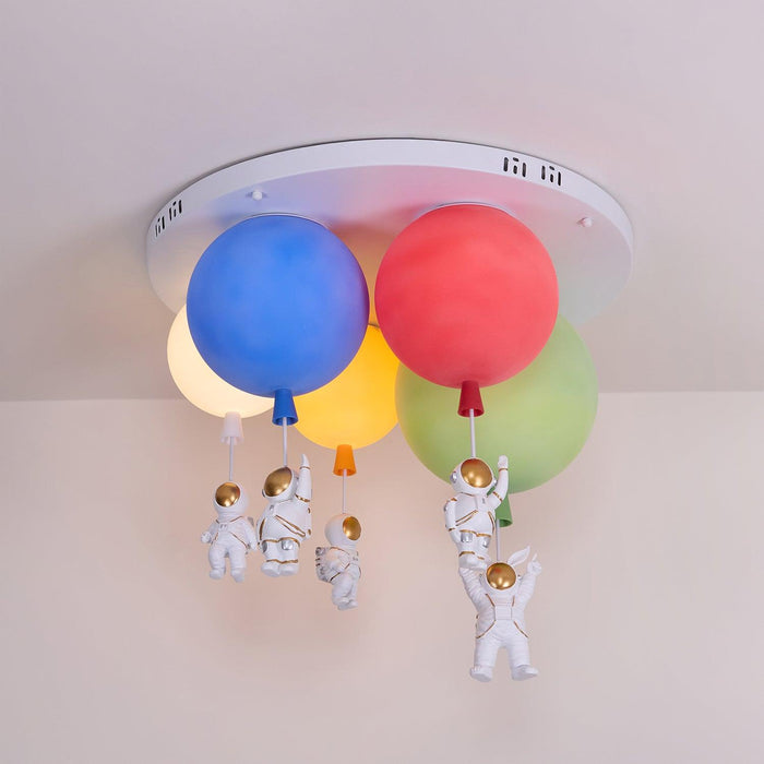 Frosted Balloon Combination Ceiling Lamp-DWHOME