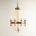 Frosted Crystal Bead Chandelier-DWHOME