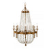 Frosted Crystal Bead Chandelier-DWHOME