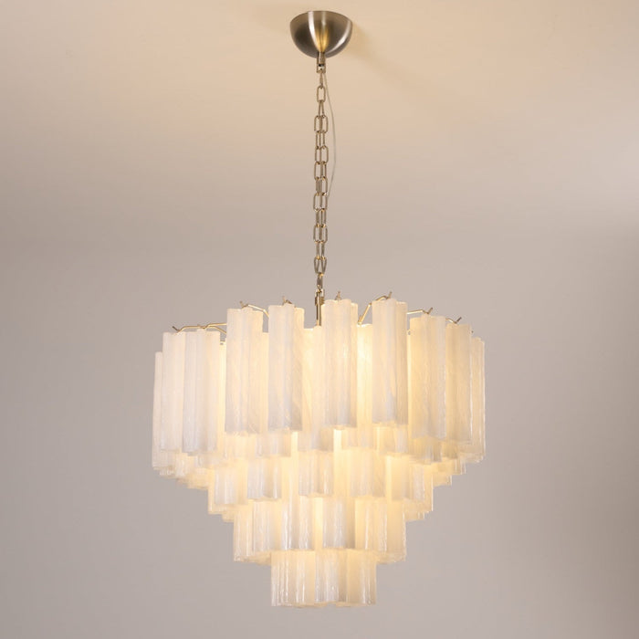 Frosted Murano Cascade Chandelier-DWHOME